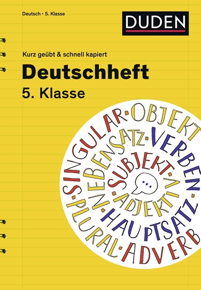 Deutschheft 5. Klasse - kurz geübt & schnell kapiert, Diethard Lübke - Paperback - 9783411871353