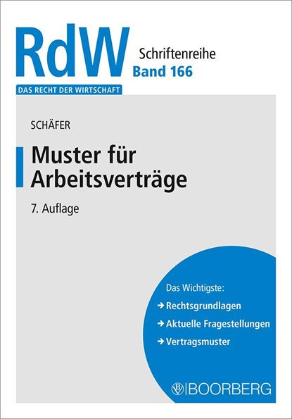 Muster für Arbeitsverträge, Gerd Schäfer - Paperback - 9783415070578