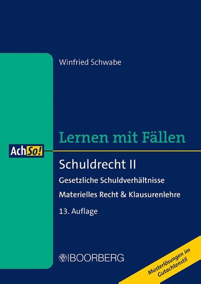Schuldrecht II, Winfried Schwabe - Paperback - 9783415075870