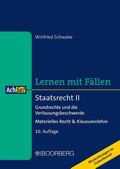 Staatsrecht II, Winfried Schwabe - Paperback - 9783415075979
