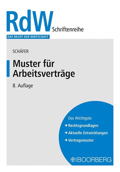 Muster für Arbeitsverträge, Gerd Schäfer - Paperback - 9783415076068