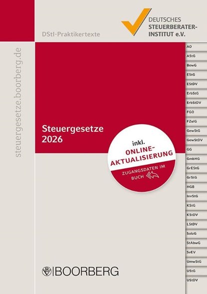 Steuergesetze 2026, Deutsches Steuerberaterinstitut e. V. - Paperback - 9783415078185