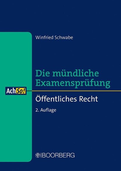 Öffentliches Recht, Winfried Schwabe - Paperback - 9783415079007