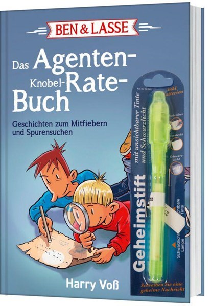 Ben & Lasse - Das Agenten-Knobel-Rate-Buch, Harry Voß - Gebonden - 9783417287950