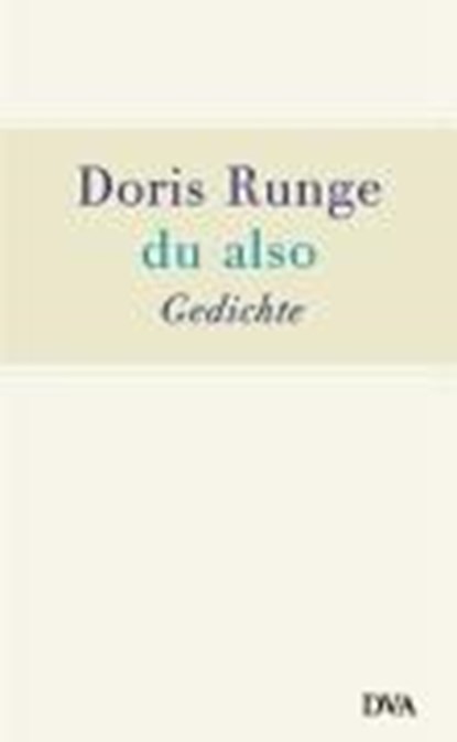 du also, RUNGE,  Doris - Overig - 9783421056931