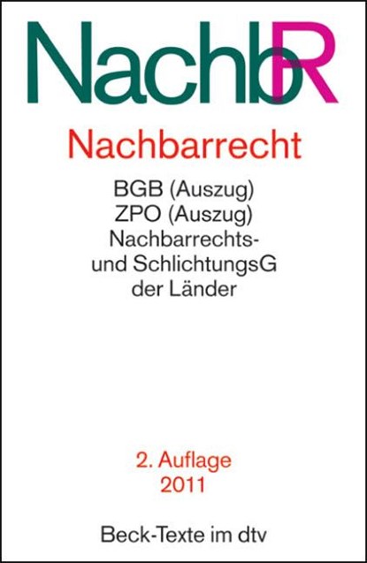 Nachbarrecht (NachbR), niet bekend - Paperback - 9783423057714