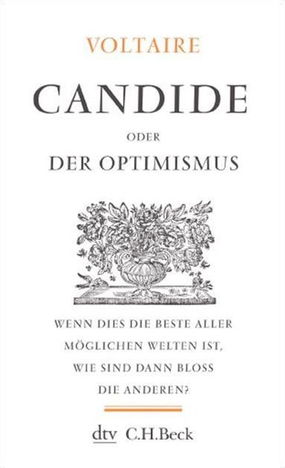 Candide oder Der Optimismus, Voltaire - Paperback - 9783423342520