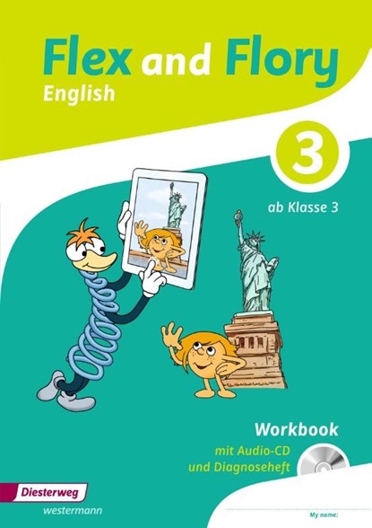 Flex and Flory 3. Workbook mit Schüler-Audio-CD und Diagnoseheft, niet bekend - Gebonden - 9783425057705
