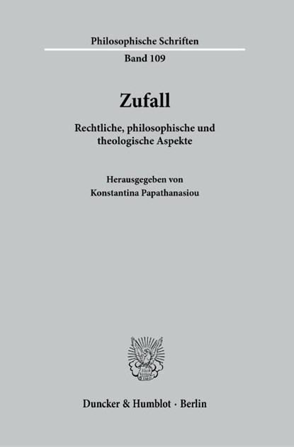 Zufall., Konstantina Papathanasiou - Paperback - 9783428186211