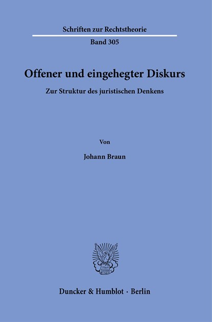 Offener und eingehegter Diskurs., Johann Braun - Paperback - 9783428187317