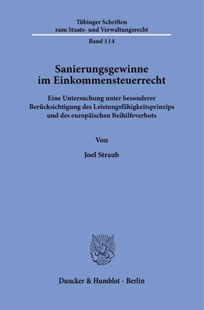 Sanierungsgewinne im Einkommensteuerrecht, Joel Straub - Paperback - 9783428190287