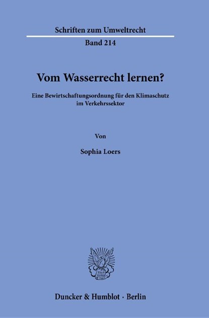 Vom Wasserrecht lernen?, Sophia Loers - Paperback - 9783428194421