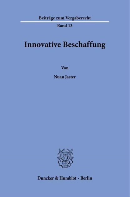Innovative Beschaffung, Nuan Jaster - Paperback - 9783428197200