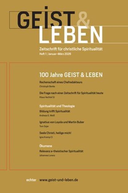 Geist & Leben 01/2026, Christoph Benke - Ebook - 9783429068851