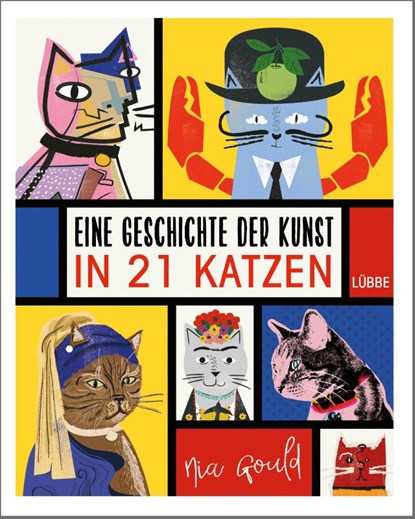 Eine Geschichte der Kunst in 21 Katzen, Nia Gould - Gebonden - 9783431050059