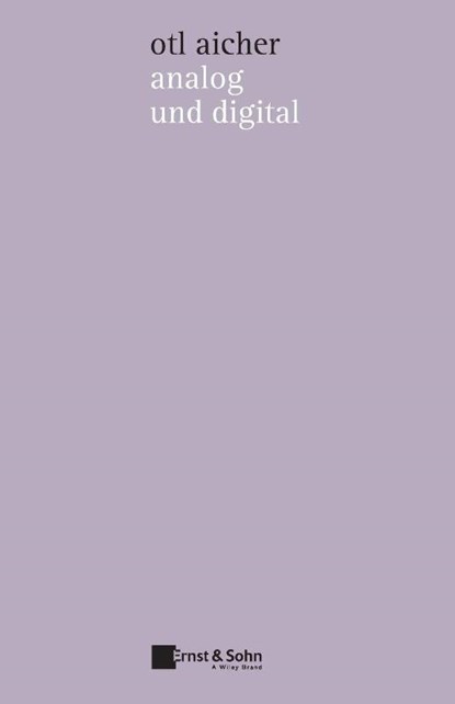 Analog und Digital, Otl Aicher - Paperback - 9783433031186