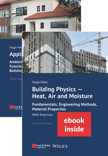 Building Physics and Applied Building Physics, 2 Volumes (inkl. E-Book als PDF), HUGO S. L. (K.U. LEUVEN,  Department of Civil Engineering, Building Physics Section) Hens - Paperback - 9783433034347