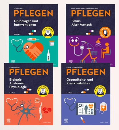 PFLEGEN Lernpaket 3.A. + Fokus Alter Mensch, Nicole Menche ; Christine Keller ; Erik Herrmann - Paperback - 9783437253393