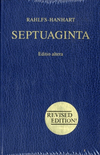 Greek Old Testament-Septuaginta, Alfred Rahlfs ; Robert Hanhart - Gebonden - 9783438051196