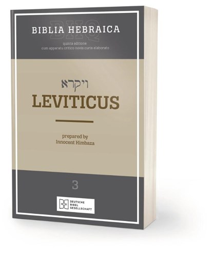 Biblia Hebraica Quinta (BHQ). Gesamtwerk zur Fortsetzung / Biblia Hebraica Quinta (BHQ) - Leviticus, Innocent Himbaza - Paperback - 9783438052636
