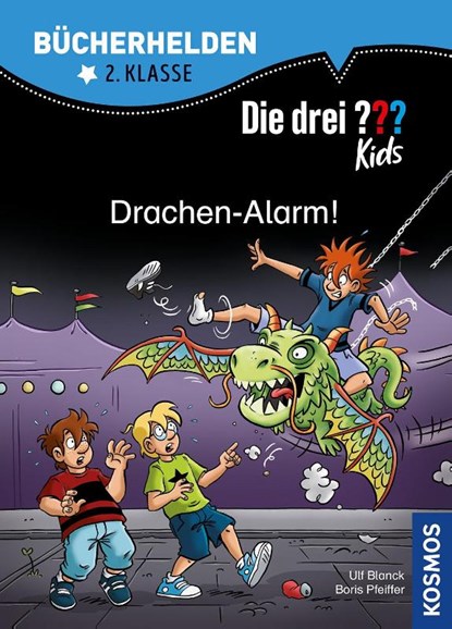 Die drei ??? Kids, Bücherhelden 2. Klasse, Drachen-Alarm!, Ulf Blanck ; Boris Pfeiffer - Gebonden - 9783440170311