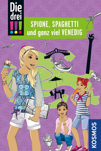 Die drei !!!, Spione, Spaghetti und ganz viel Venedig, Henriette Wich - Paperback - 9783440171462