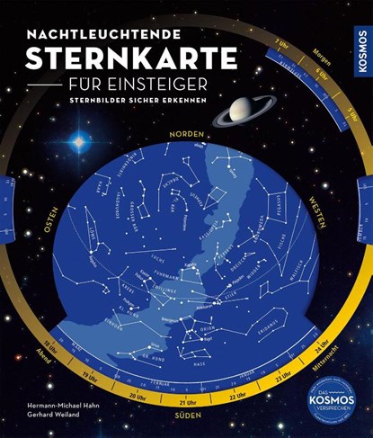 Nachtleuchtende Sternkarte für Einsteiger, Hermann-Michael Hahn ; Gerhard Weiland - Gebonden - 9783440177013