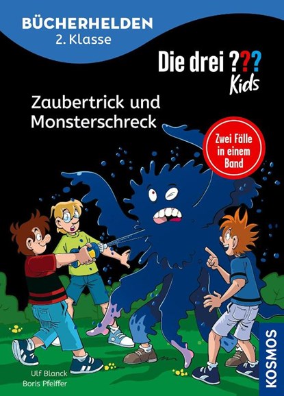 Die drei ??? Kids, Bücherhelden 2. Klasse, Doppelband 1, Zaubertrick und Monsterschreck, Boris Pfeiffer ; Ulf Blanck - Gebonden - 9783440179529