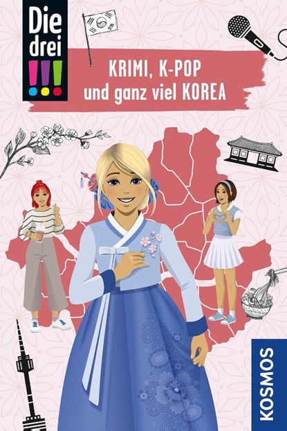 Die drei !!!, Krimi, K-Pop und ganz viel Korea, Anne Scheller - Paperback - 9783440179598