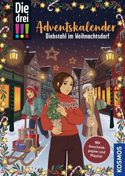 Die drei !!!, Diebstahl im Weihnachtsdorf, Ann-Katrin Heger - Gebonden - 9783440179680