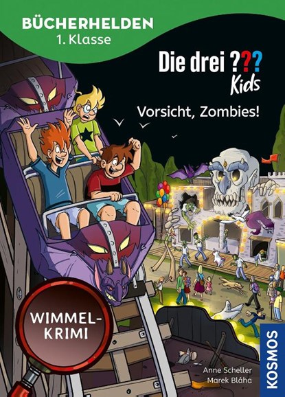 Die drei ??? Kids, Bücherhelden 1. Klasse, Vorsicht, Zombies!, Anne Scheller - Gebonden - 9783440181942