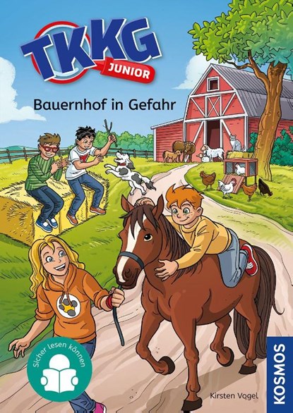 TKKG Junior, 6, Bauernhof in Gefahr, Kirsten Vogel - Gebonden - 9783440183014