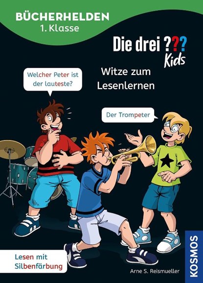 Die drei ??? Kids, Bücherhelden 1. Klasse, Witze zum Lesenlernen, N. N. - Gebonden - 9783440183403