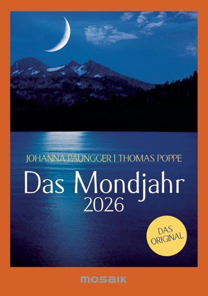 Das Mondjahr 2026 - s/w Taschenkalender, Johanna Paungger ; Thomas Poppe - Paperback - 9783442395255