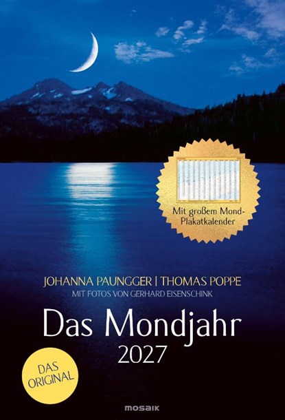 Das Mondjahr 2027 - Wand-Spiralkalender, Johanna Paungger ; Thomas Poppe - Paperback - 9783442395422