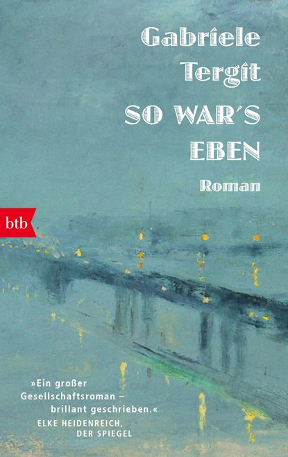So war's eben, Gabriele Tergit - Paperback - 9783442772506