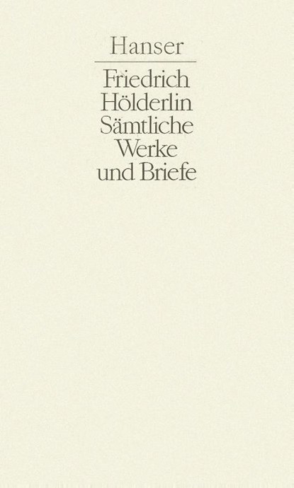Kommentar, Friedrich Hölderlin - Gebonden - 9783446172609