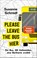 Please leave the bus hier, Susanne Schmidt - Paperback - 9783446277434