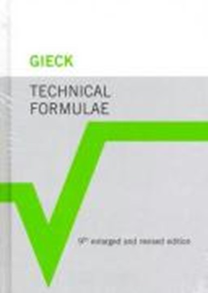 Technical Formulae 9.A.(engl.), Gieck - Gebonden - 9783446420298