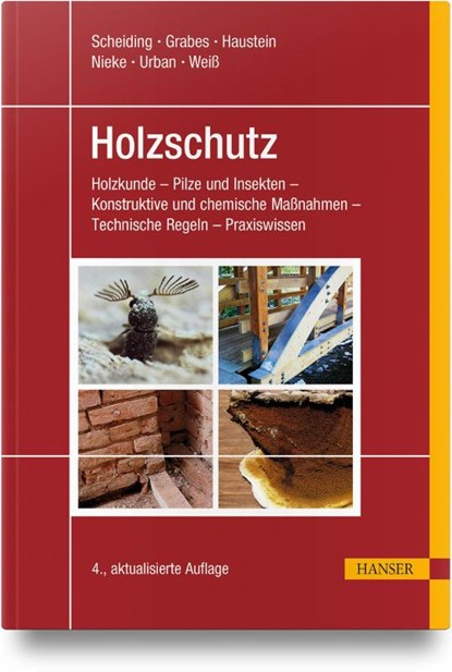 Holzschutz, Wolfram Scheiding ; Peter Grabes ; Tilo Haustein ; Vera Haustein - Gebonden - 9783446484016