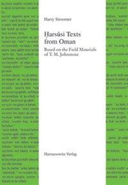 Stroomer, H: Harsusi Texts from Oman, STROOMER,  Harry - Paperback - 9783447050975