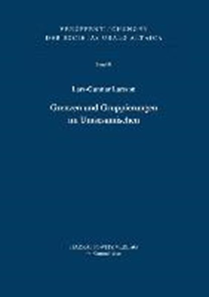 Grenzen und Gruppierungen im Umesamischen, LARSSON,  Lars-Gunnar - Gebonden - 9783447068161