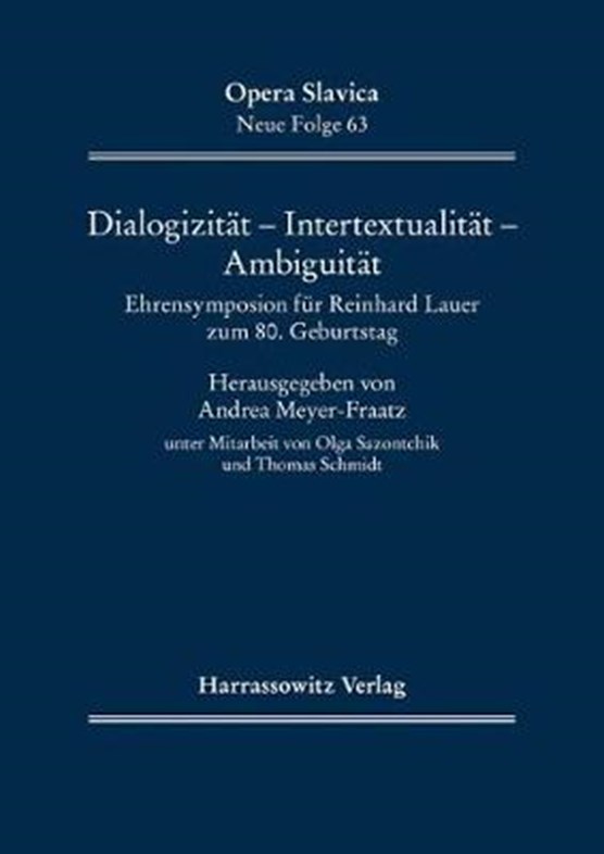 Dialogizität - Intertextualität - Ambiguität
