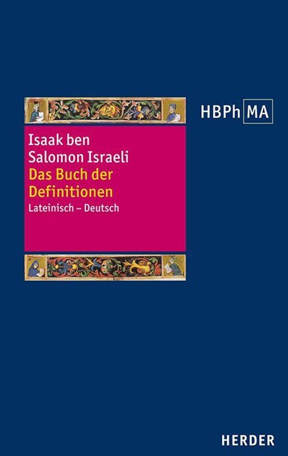 Liber de definitionibus. Das Buch der Definitionen, Isaak ben Salomon Israeli - Gebonden - 9783451024573
