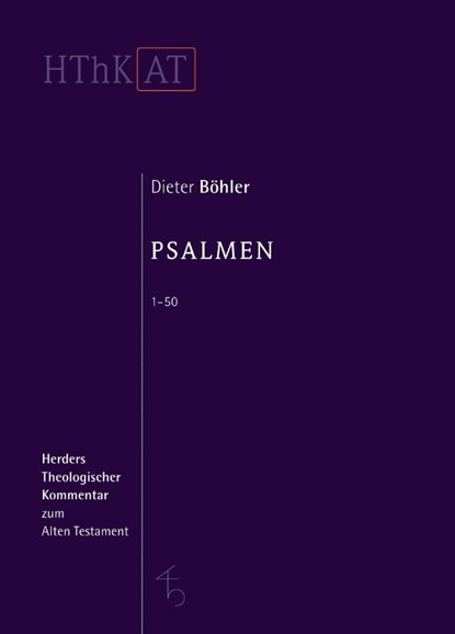 Psalmen 1 - 50, Dieter Böhler - Gebonden - 9783451268250