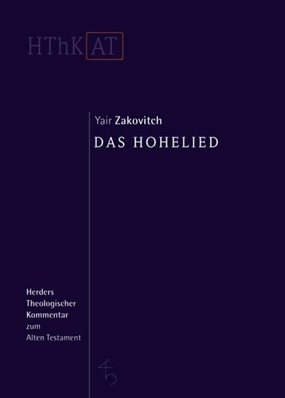 Hohelied, Yair Zakovitch - Gebonden - 9783451268304