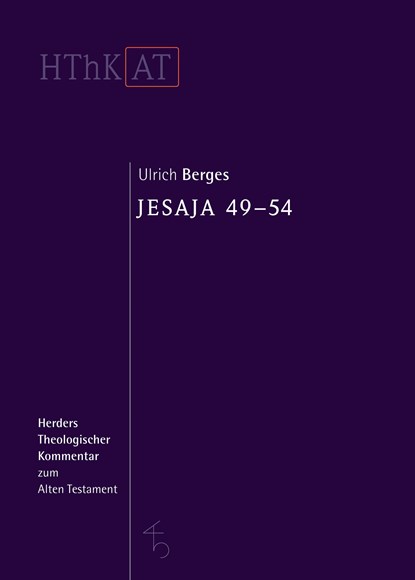 Jesaja 49-54, Ulrich Berges - Gebonden - 9783451268373