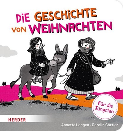 Die Geschichte von Weihnachten Kontrastbuch (Pappbilderbuch), Annette Langen - Gebonden - 9783451717901