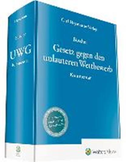 Gesetz gegen den unlauteren Wettbewerb, BÜSCHER,  Wolfgang - Paperback - 9783452252098
