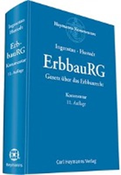 ErbbauRG - Kommentar, INGENSTAU,  Heinz ; Hustedt, Volker - Gebonden - 9783452288974